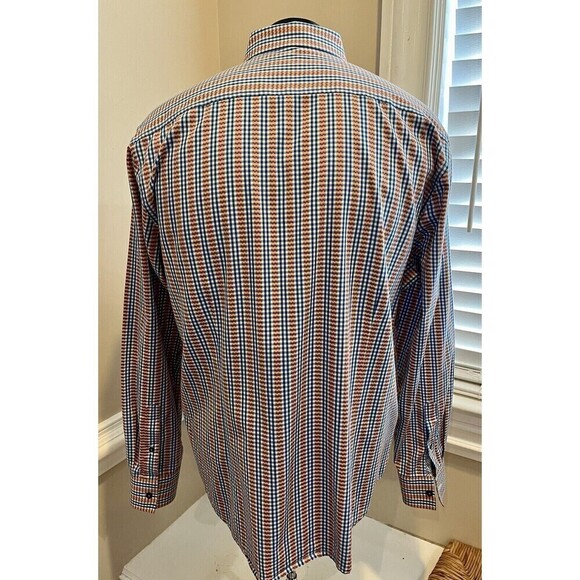 Robert Graham Modern Americana Shirt Mens Sz XL Striped Tailored Fit Preppy - Picture 9 of 13
